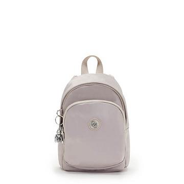 Kipling Delia Compact Metallic Convertible Rugzak Wit | NL 1656YX